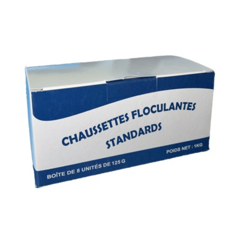 FLOCULANT CHAUSSETTES (8 CARTOUCHES DE 125G) - 1KG