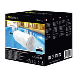 MINI-PROJECTEUR LED BLANC SM 6W - 680LM  - 120° 1"1/2 A VISSER