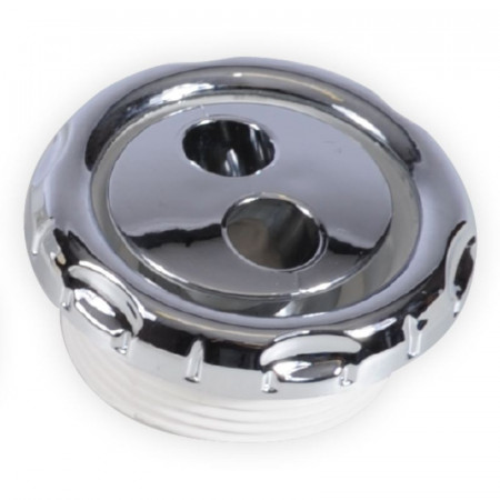 BUSE DE MASSAGE 1"1/2 FILETÉE AVEC 2 JETS HYDROMASSANTS ROTATIFS CHROME