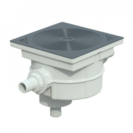 BOITE DE CONNEXION À COLLER Ø50MM + PRESSE ÉTOUPE ANTHRACITE