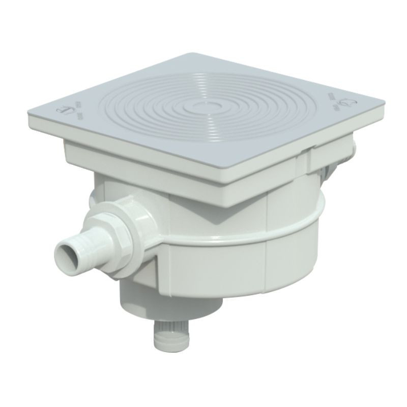 BOITE DE CONNEXION À COLLER Ø50MM + PRESSE ÉTOUPE GRISE