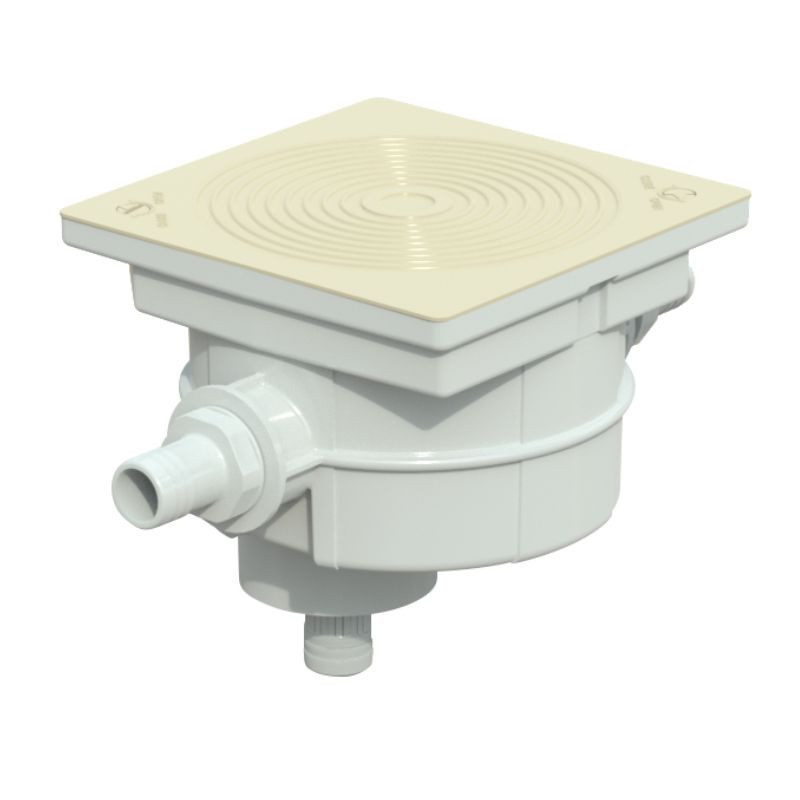 BOITE DE CONNEXION À COLLER Ø50MM + PRESSE ÉTOUPE SABLE