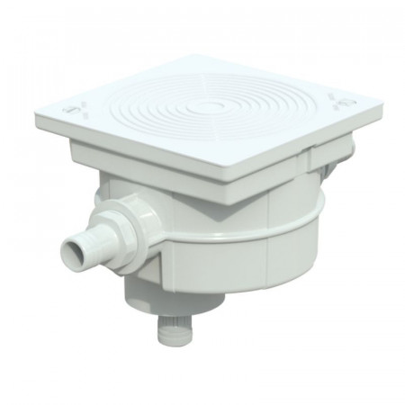 BOITE DE CONNEXION À COLLER Ø50MM + PRESSE ÉTOUPE BLANCHE