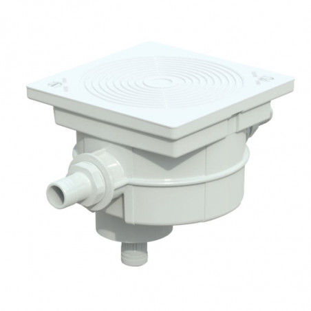 BOITE DE CONNEXION À COLLER Ø50MM + PRESSE ÉTOUPE BLANCHE