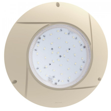 PROJECTEUR PLAT 90 LED SM COULEURS RGB 16W A VISSER 1"1/2 + TÉLÉCOMMANDE SABLE