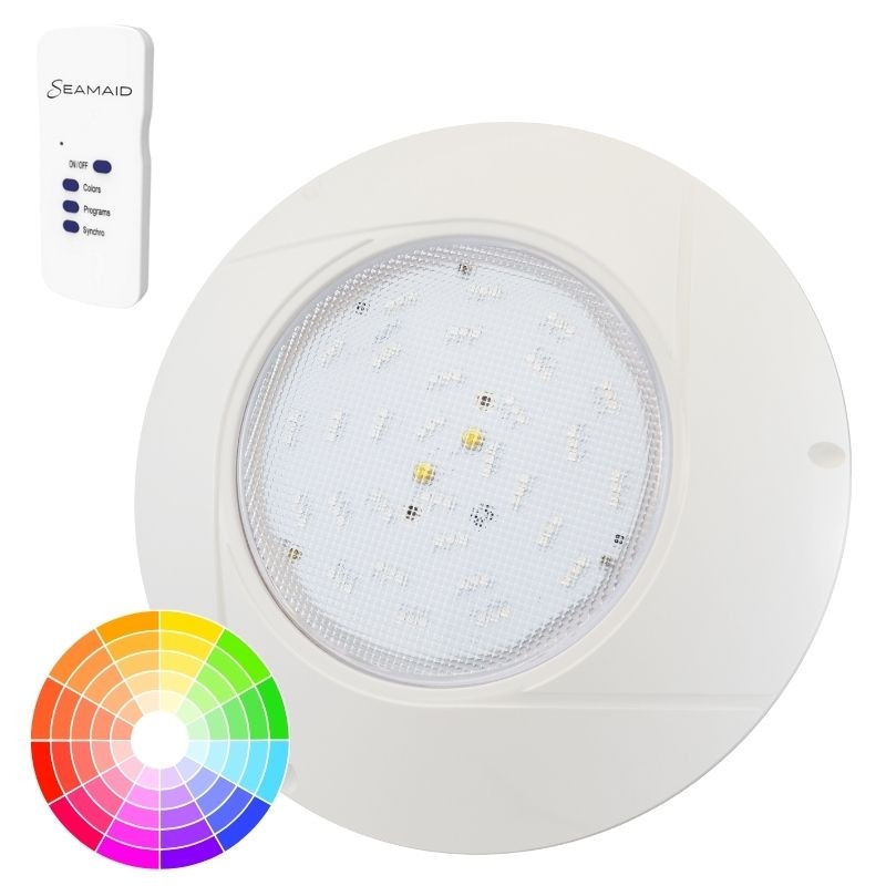 Projecteur plat LED SM 1.5'' à visser couleur