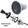 MINI-PROJECTEUR LED ULTRA PUISSANT BLANC 12W - 1300LM  - 120° 1"1/2 A VISSER LINER  ANTHRACITE