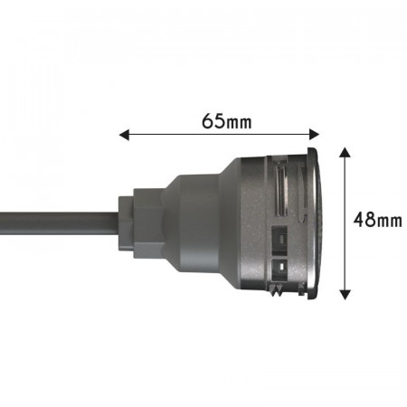 MINI-PROJECTEUR LED ULTRA PUISSANT BLANC 12W - 1300LM  - 120° 1"1/2 A VISSER