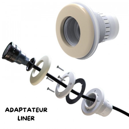 MINI-PROJECTEUR LED ULTRA PUISSANT BLANC 12W - 1300LM  - 120° 1"1/2 A VISSER LINER  SABLE