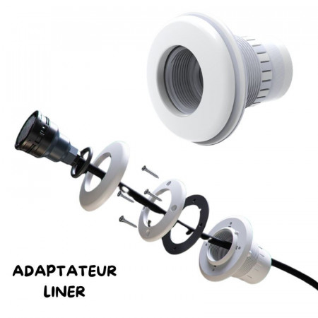 MINI-PROJECTEUR LED ULTRA PUISSANT BLANC 12W - 1300LM  - 120° 1"1/2 A VISSER LINER BLANC