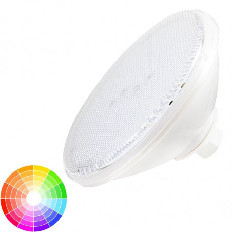 AMPOULE 90 LED PAR56 SM ECOPROOF COULEURS RGB 16W AVEC TÉLÉCOMMANDE