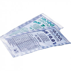 2 Solutions d'étalonnages pH7 et pH10 en sachet jetable de 20ml
