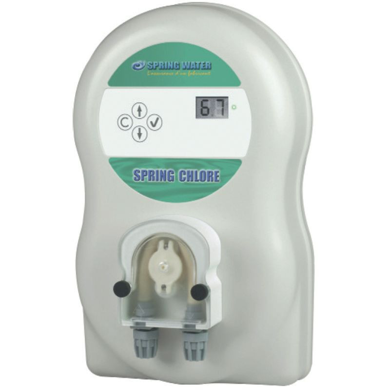 SPRING CHLORE RÉGULATEUR DE CHLORE PÉRISTALTIQUE NUMÉRIQUE 160M3