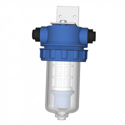 PRÉFILTRE 5" TRANSPARENT SYCLOPE RACCORDS PE 4/6MM (POUR PEN0005)