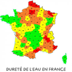 DURETÉ DE L'EAU EN FRANCE