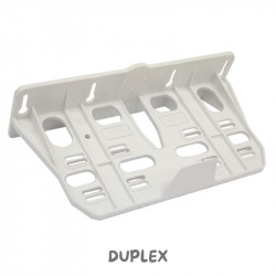 SUPPORT MURAL ÉQUERRE + 4 VIS POUR FILTRE 9"3/4 TRANSPARENT 3 PIÈCES DUPLEX