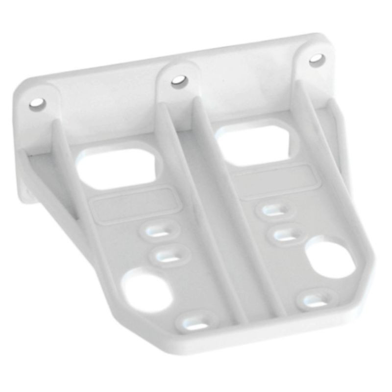 SUPPORT MURAL ÉQUERRE + 4 VIS POUR FILTRE 9"3/4 TRANSPARENT 3 PIÈCES