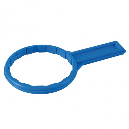 CLÉ D'OUVERTURE POUR FILTRE 9"3/4 TRANSPARENT 3 PIÈCES